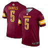 Zennovawear Jayden Daniels Washington Commanders Legend Player Performance Top - Burgundy