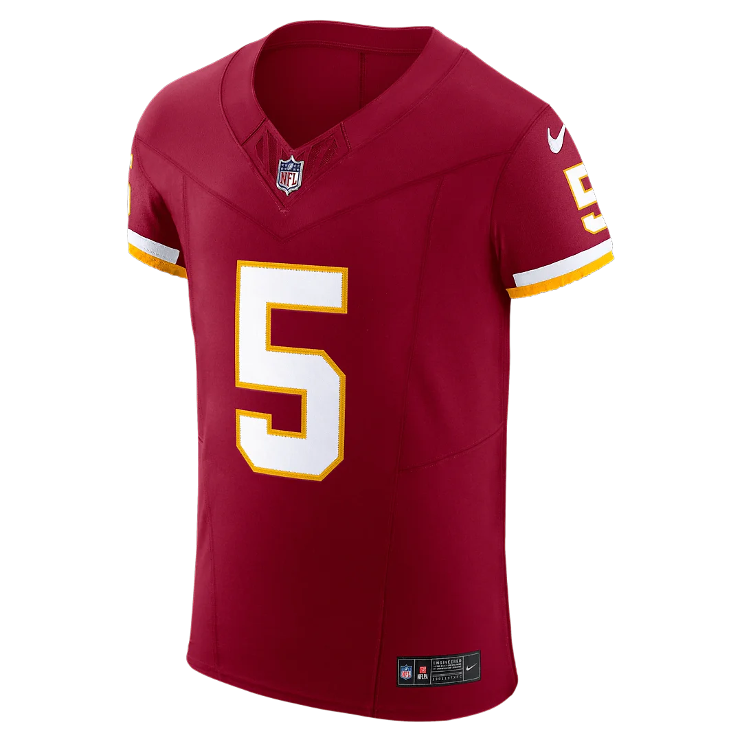 Zennovawear Jayden Daniels Washington Commanders Team Vapor FUSE. Elite Jersey - Burgundy