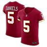 Zennovawear Jayden Daniels Washington Commanders Team Vapor FUSE. Elite Jersey - Burgundy