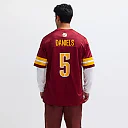 Zennovawear Jayden Daniels Washington Commanders Player Game Jersey - Burgundy