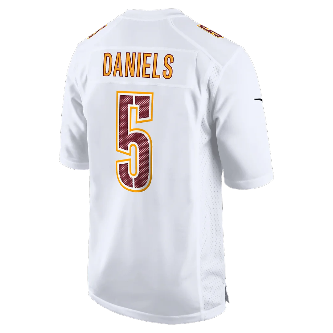Zennovawear Jayden Daniels Washington Commanders Fashion Jersey - Tundra White