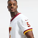 Zennovawear Jayden Daniels Washington Commanders Alternate 2 Super Bowl Era Vapor FUSE. Elite Jersey - White
