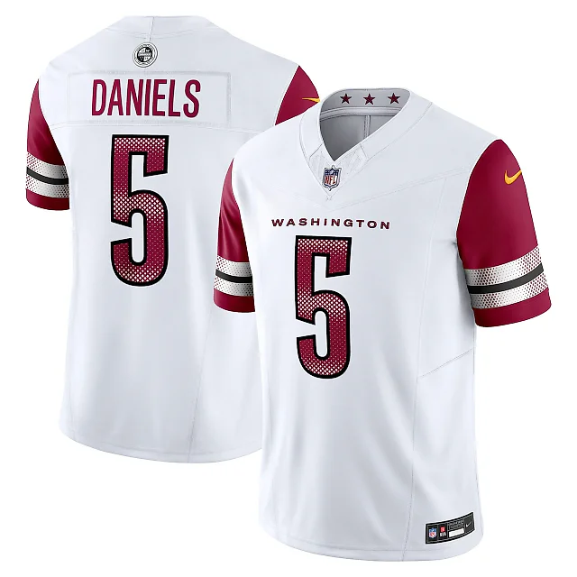 Zennovawear Jayden Daniels Washington Commanders Vapor FUSE. Limited Jersey - White