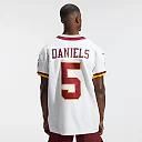 Zennovawear Jayden Daniels Washington Commanders Alternate 2 Super Bowl Era Vapor FUSE. Elite Jersey - White