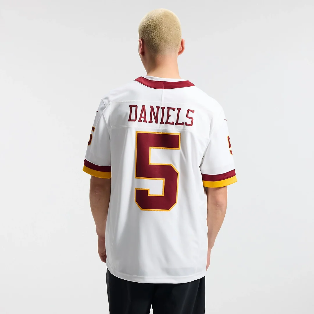 Zennovawear Jayden Daniels Washington Commanders Vapor FUSE. Stitched Limited Jersey - White