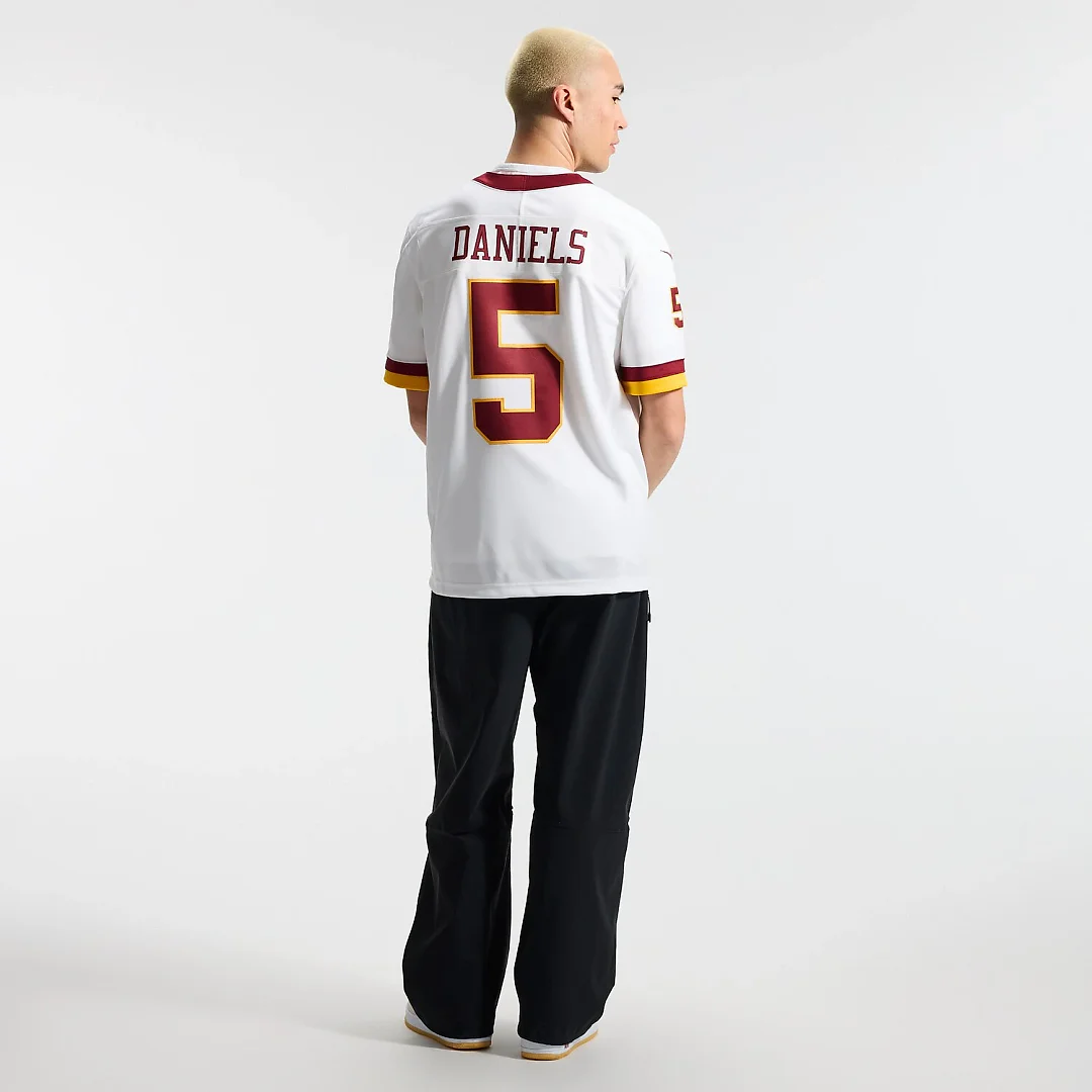 Zennovawear Jayden Daniels Washington Commanders Vapor FUSE. Stitched Limited Jersey - White