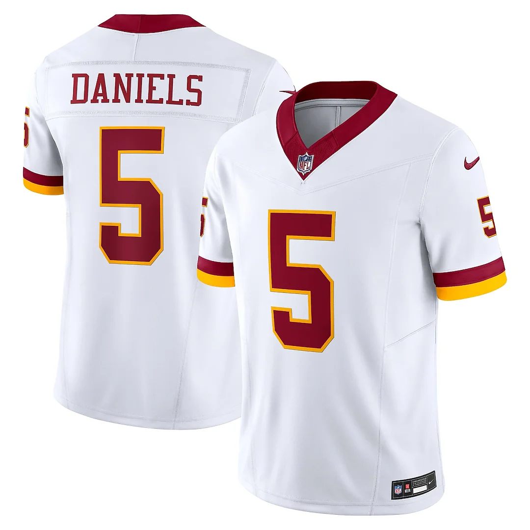 Zennovawear Jayden Daniels Washington Commanders Vapor FUSE. Limited Super Bowl Era Jersey - White