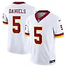 Zennovawear Jayden Daniels Washington Commanders Vapor FUSE. Limited Super Bowl Era Jersey - White