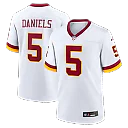 Zennovawear Jayden Daniels Washington Commanders Game Super Bowl Era Jersey - White