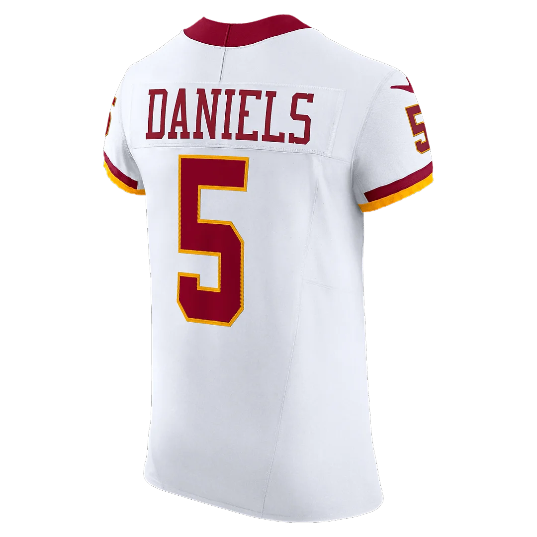 Zennovawear Jayden Daniels Washington Commanders Alternate 2 Super Bowl Era Vapor FUSE. Elite Jersey - White