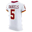 Zennovawear Jayden Daniels Washington Commanders Alternate 2 Super Bowl Era Vapor FUSE. Elite Jersey - White