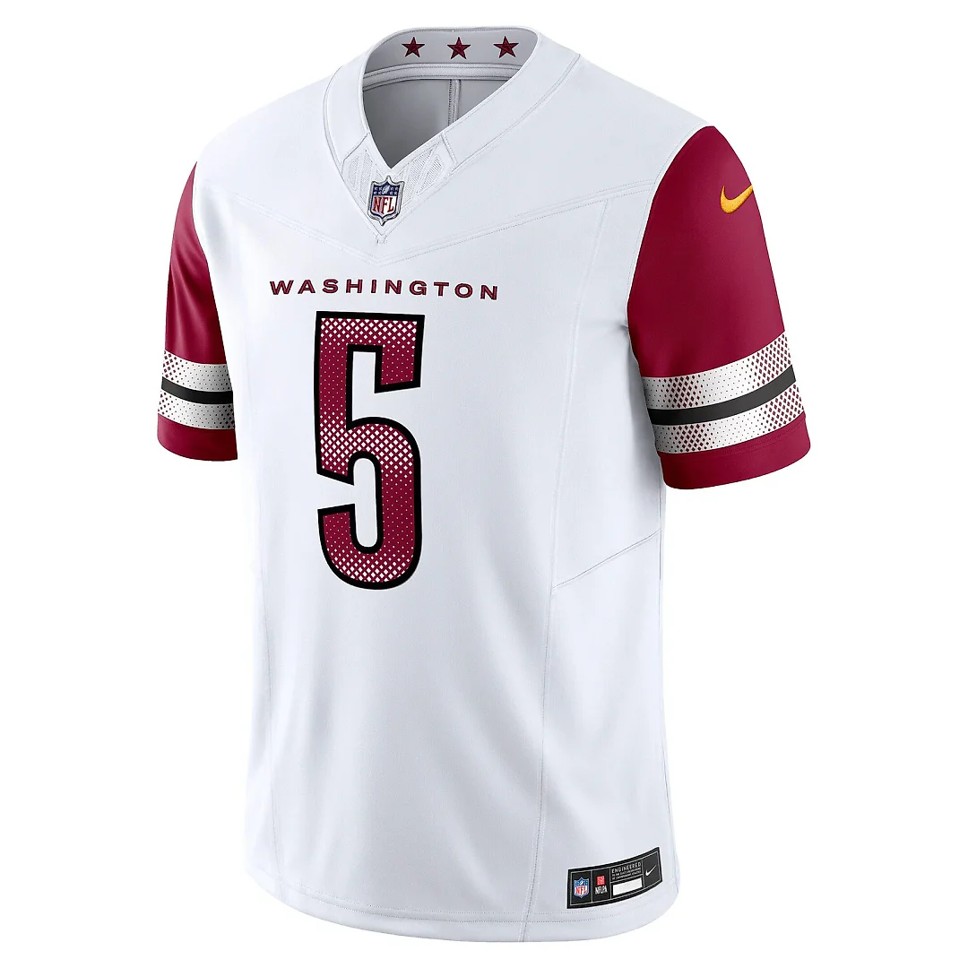 Zennovawear Jayden Daniels Washington Commanders Vapor FUSE. Limited Jersey - White