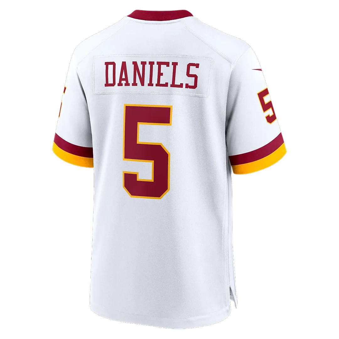 Zennovawear Jayden Daniels Washington Commanders Game Super Bowl Era Jersey - White