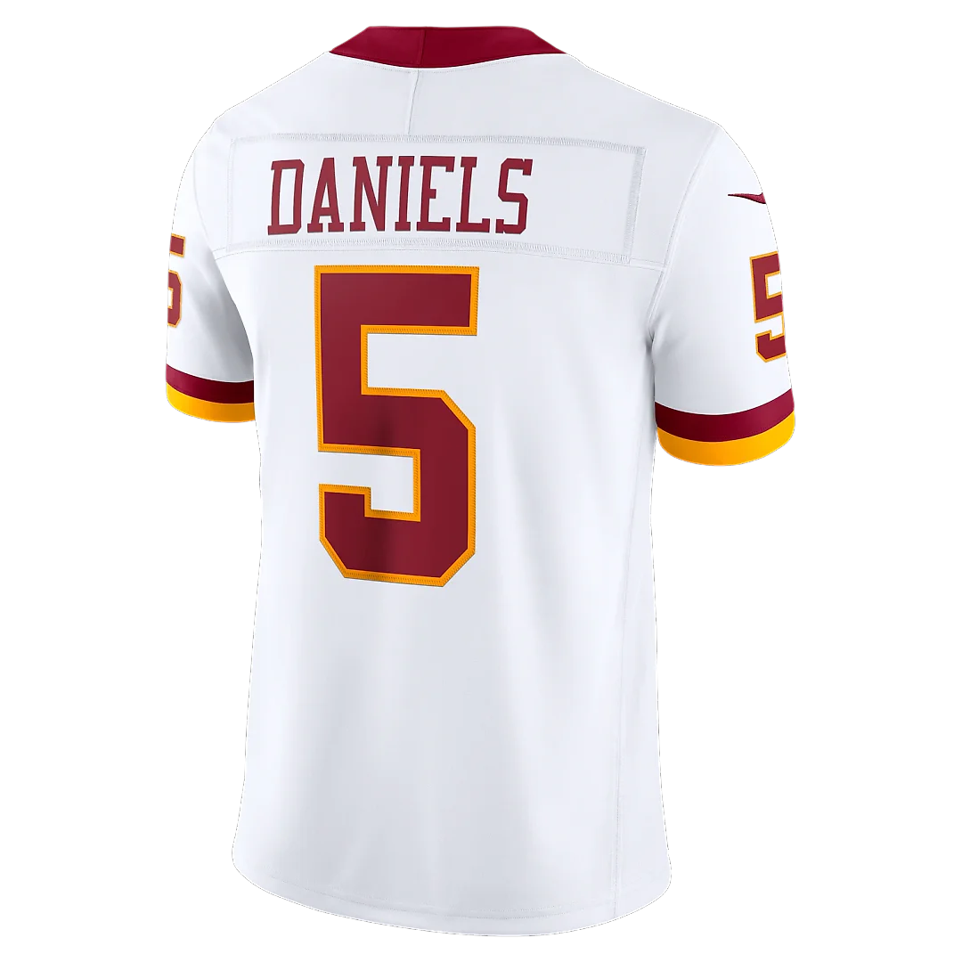 Zennovawear Jayden Daniels Washington Commanders Vapor FUSE. Stitched Limited Jersey - White