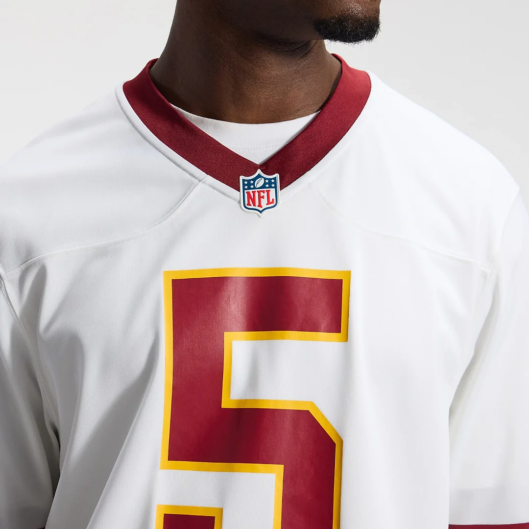 Zennovawear Jayden Daniels Washington Commanders Game Super Bowl Era Jersey - White