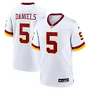 Zennovawear Jayden Daniels Washington Commanders Game Super Bowl Era Jersey - White