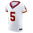 Zennovawear Jayden Daniels Washington Commanders Alternate 2 Super Bowl Era Vapor FUSE. Elite Jersey - White