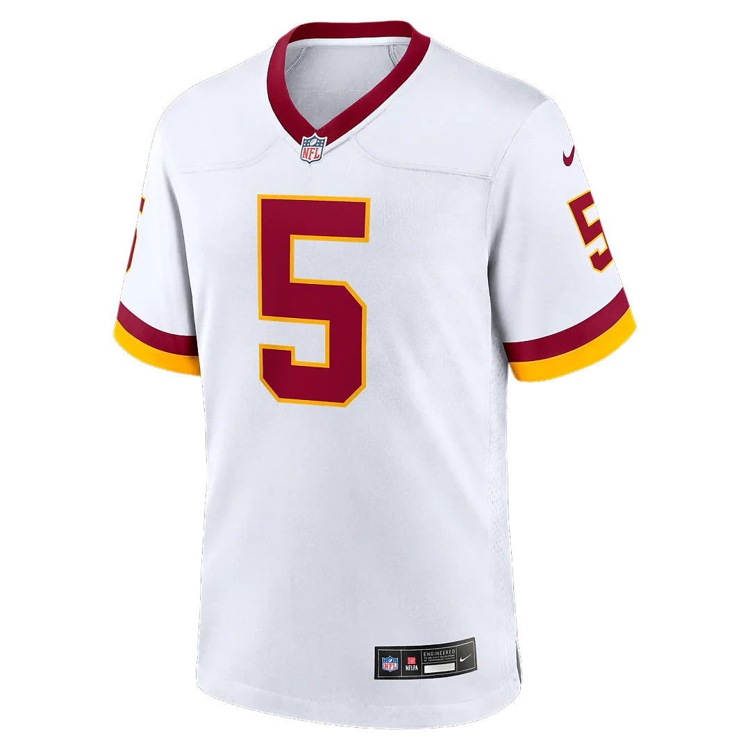 Zennovawear Jayden Daniels Washington Commanders Game Super Bowl Era Jersey - White