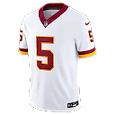 Zennovawear Jayden Daniels Washington Commanders Vapor FUSE. Stitched Limited Jersey - White