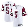 Zennovawear Jayden Daniels Washington Commanders Player Game Jersey - White