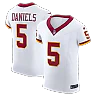 Zennovawear Jayden Daniels Washington Commanders Alternate 2 Super Bowl Era Vapor FUSE. Elite Jersey - White