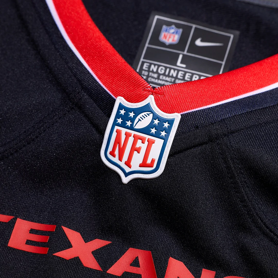 Zennovawear Jayden Higgins Houston Texans Game Jersey - Navy