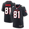 Zennovawear Jayden Higgins Houston Texans Game Jersey - Navy