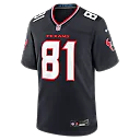 Zennovawear Jayden Higgins Houston Texans Game Jersey - Navy