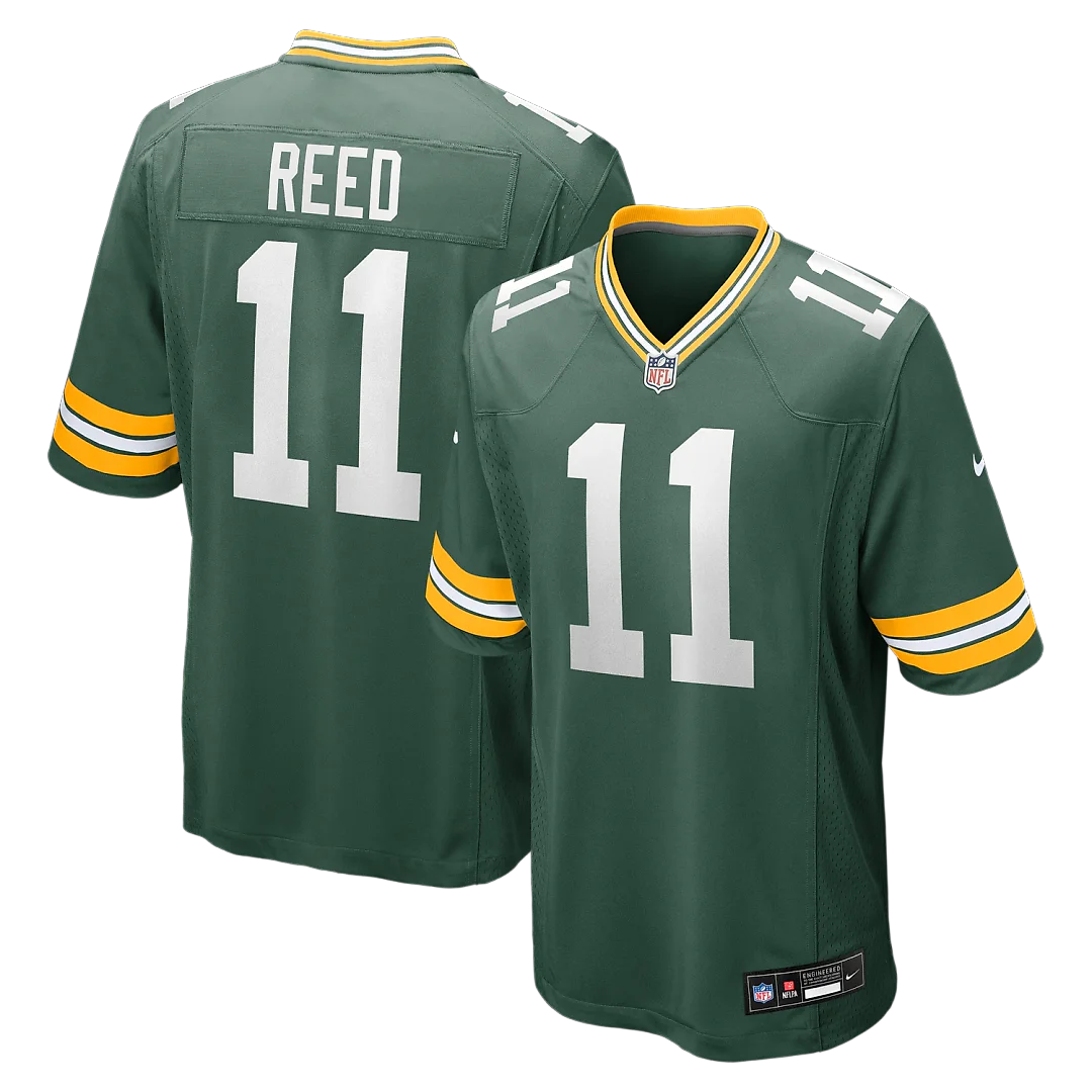 Zennovawear Jayden Reed Green Bay Packers Game Jersey - Green