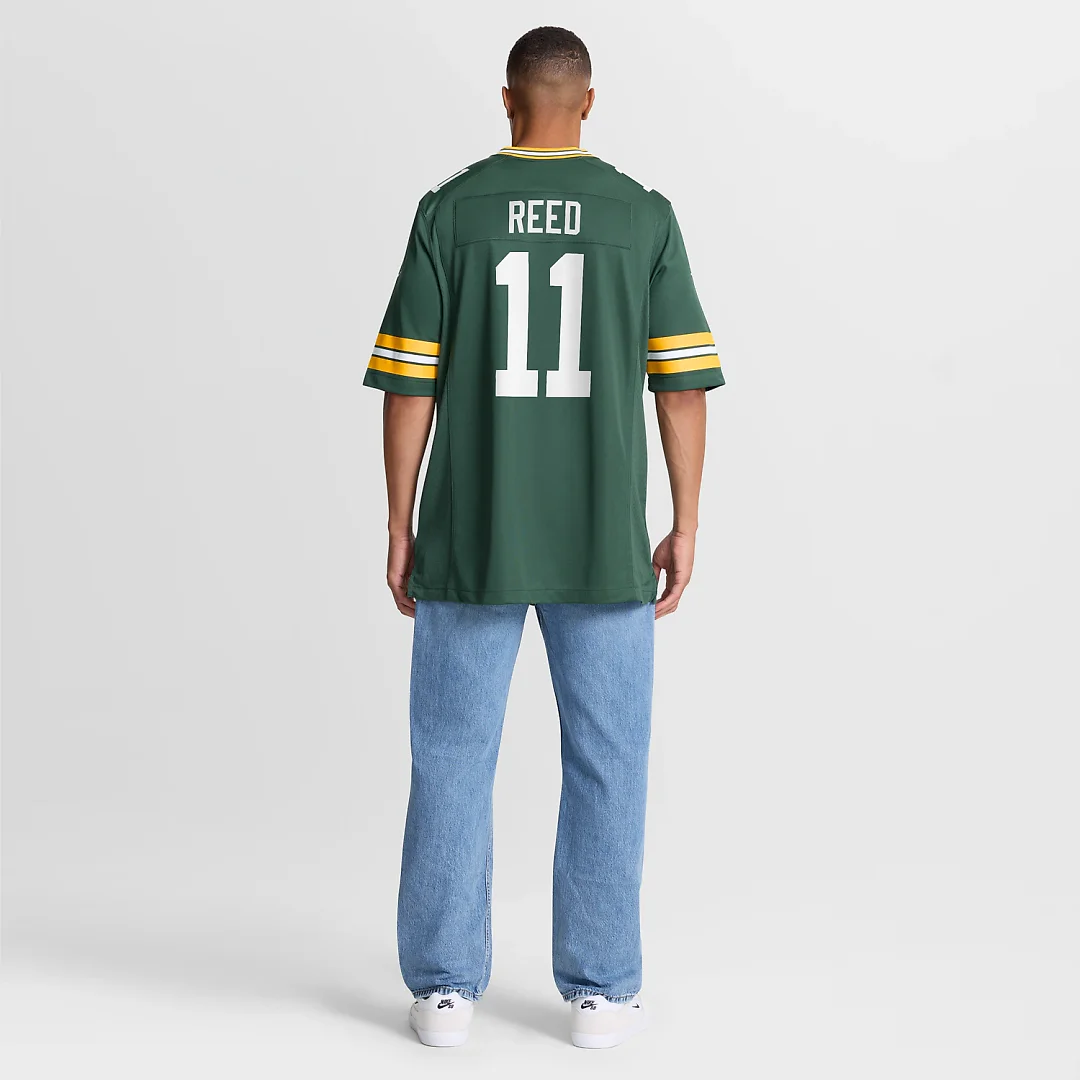 Zennovawear Jayden Reed Green Bay Packers Game Jersey - Green