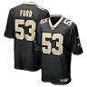 Zennovawear Jaylan Ford New Orleans Saints Game Jersey - Black
