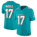 Zennovawear Jaylen Waddle Miami Dolphins Team Vapor FUSE. Stitched Limited Jersey - Aqua