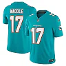 Zennovawear Jaylen Waddle Miami Dolphins Team Vapor FUSE. Stitched Limited Jersey - Aqua