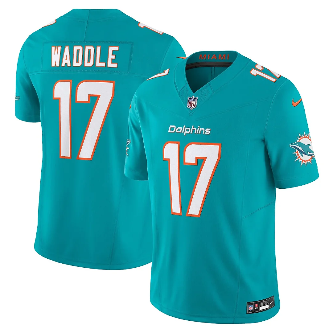 Zennovawear Jaylen Waddle Miami Dolphins Vapor FUSE. Limited Jersey - Aqua