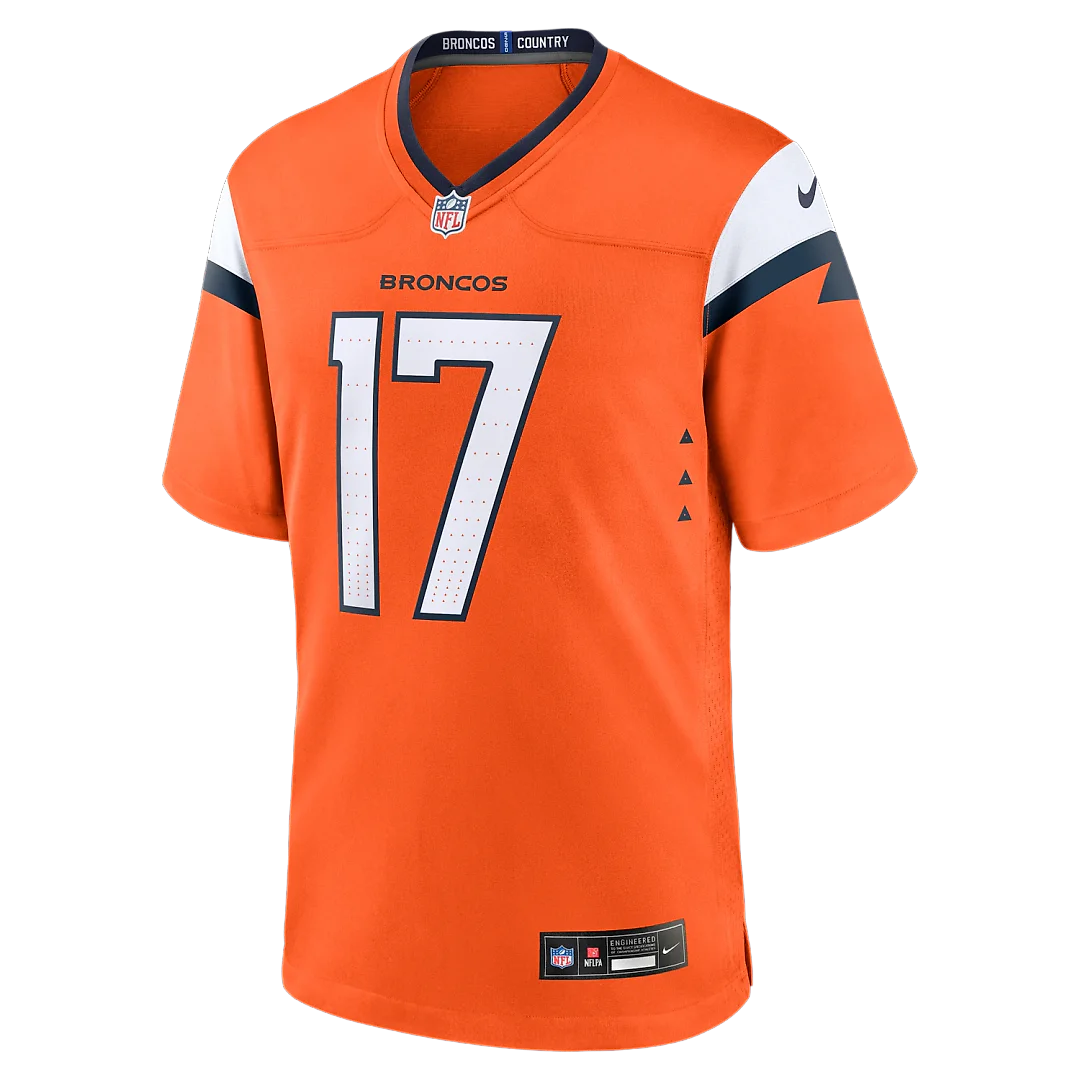 Zennovawear Jaylen Waddle Denver Broncos Game Jersey - Orange