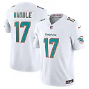 Zennovawear Jaylen Waddle Miami Dolphins Vapor FUSE. Limited Jersey - White