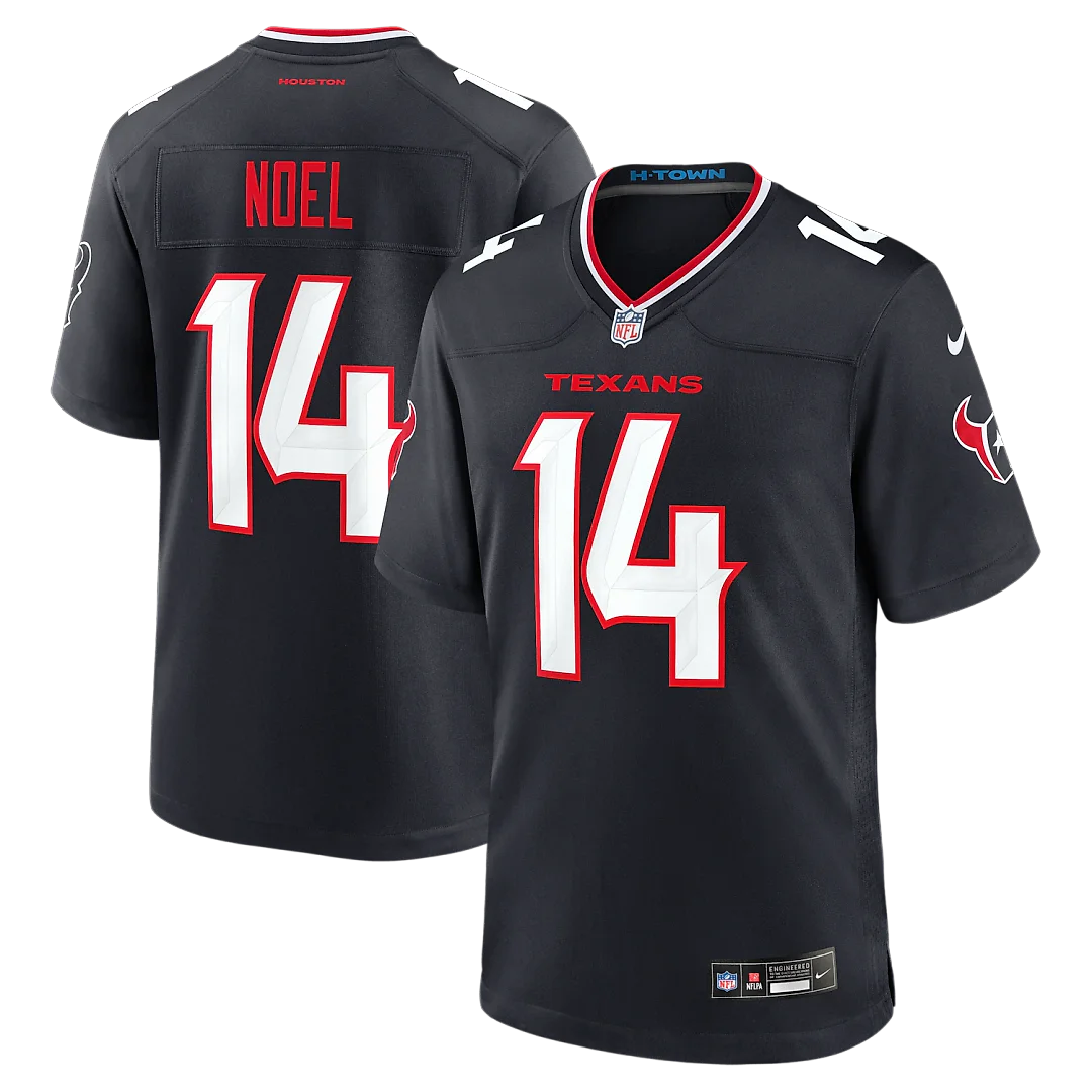 Zennovawear Jaylin Noel Houston Texans Team Game Jersey - Navy