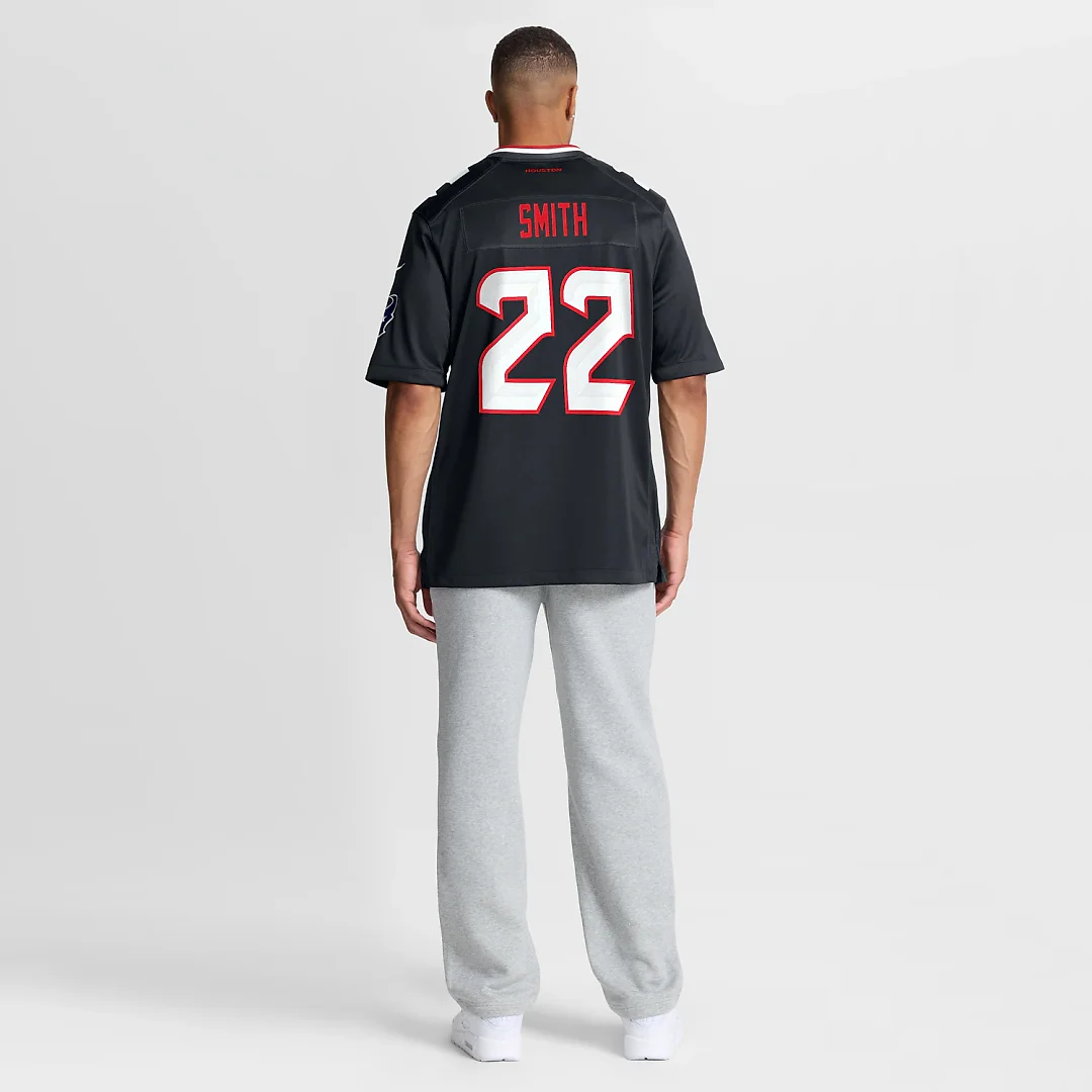 Zennovawear Jaylin Smith Houston Texans Team Game Jersey - Navy