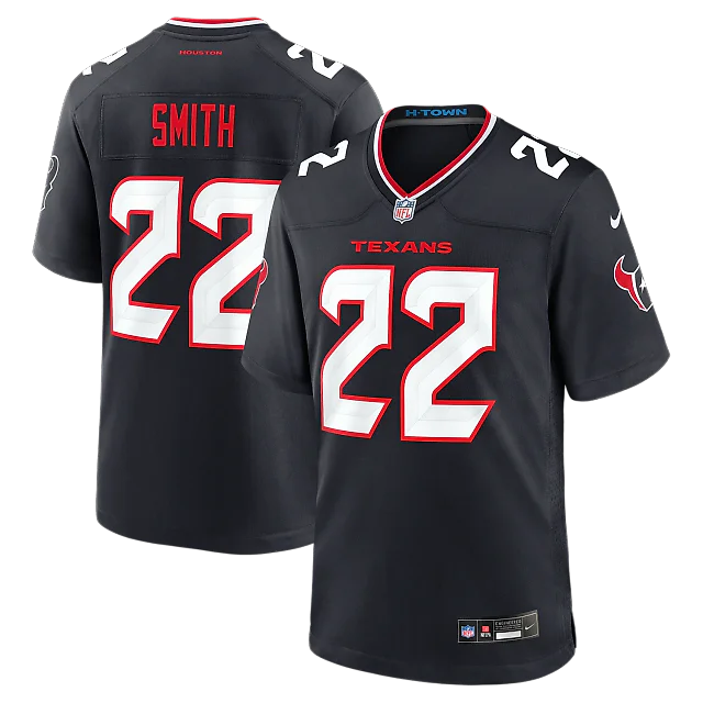 Zennovawear Jaylin Smith Houston Texans Team Game Jersey - Navy