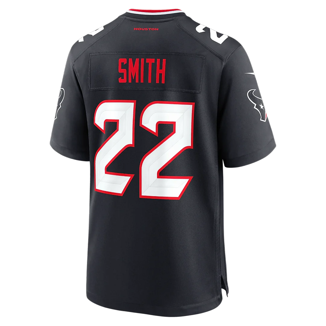 Zennovawear Jaylin Smith Houston Texans Team Game Jersey - Navy