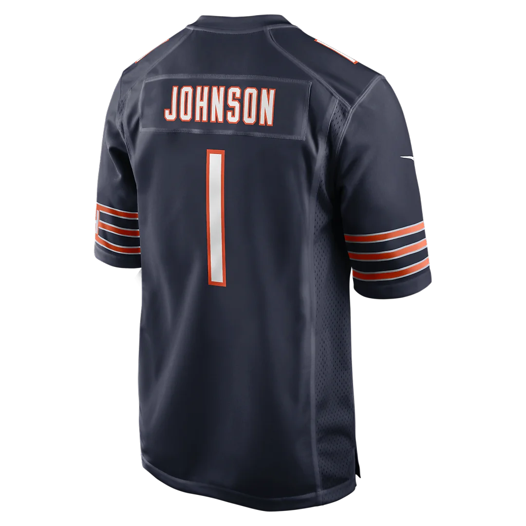 Zennovawear Jaylon Johnson Chicago Bears Game Jersey - Navy