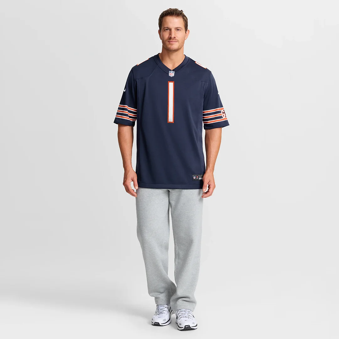 Zennovawear Jaylon Johnson Chicago Bears Game Jersey - Navy