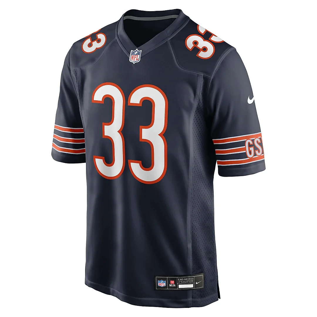 Zennovawear Jaylon Jones Chicago Bears Team Game Jersey - Navy