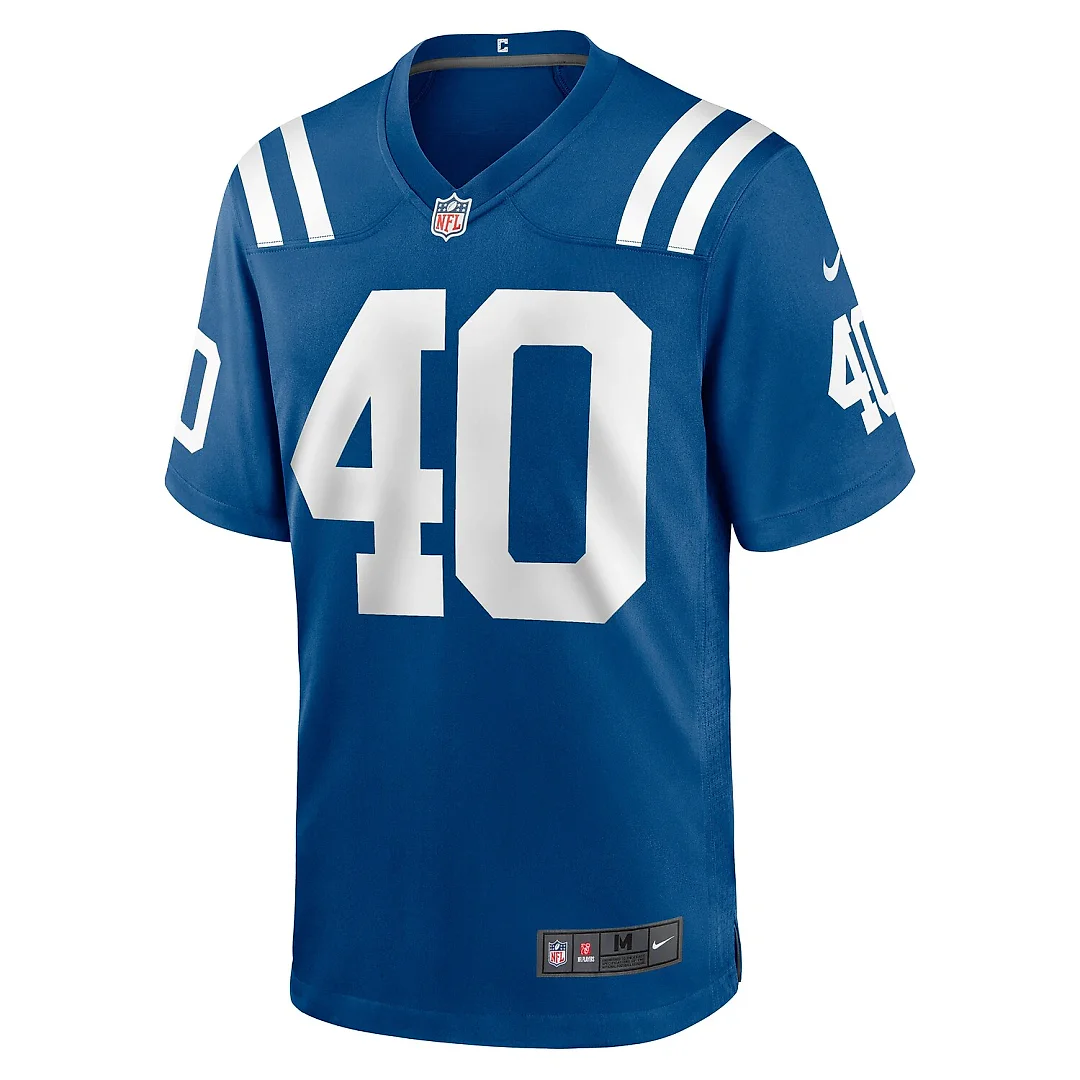 Zennovawear Jaylon Jones Indianapolis Colts Team Game Jersey - Royal