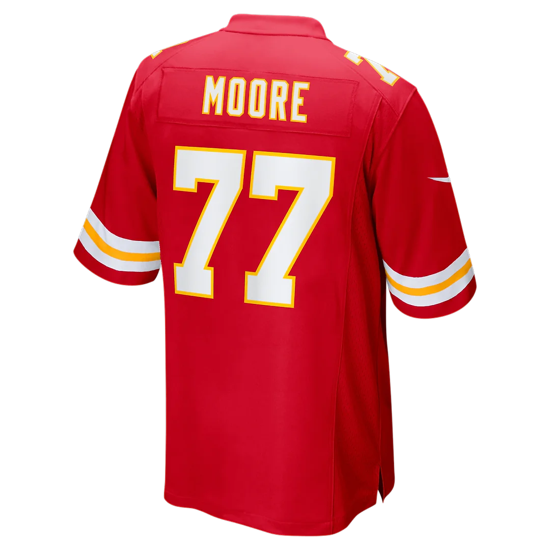 Zennovawear Jaylon Moore Kansas City Chiefs Team Game Jersey - Red