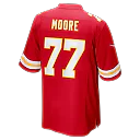 Zennovawear Jaylon Moore Kansas City Chiefs Team Game Jersey - Red