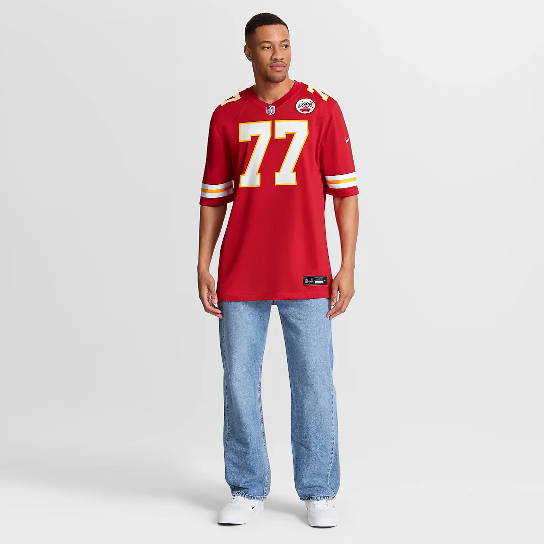 Zennovawear Jaylon Moore Kansas City Chiefs Team Game Jersey - Red
