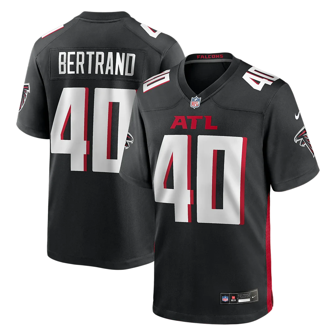 Zennovawear JD Bertrand Atlanta Falcons Team Game Jersey - Black