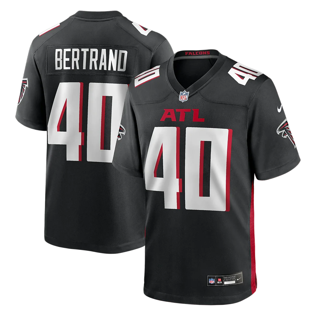 Zennovawear JD Bertrand Atlanta Falcons Team Game Jersey - Black