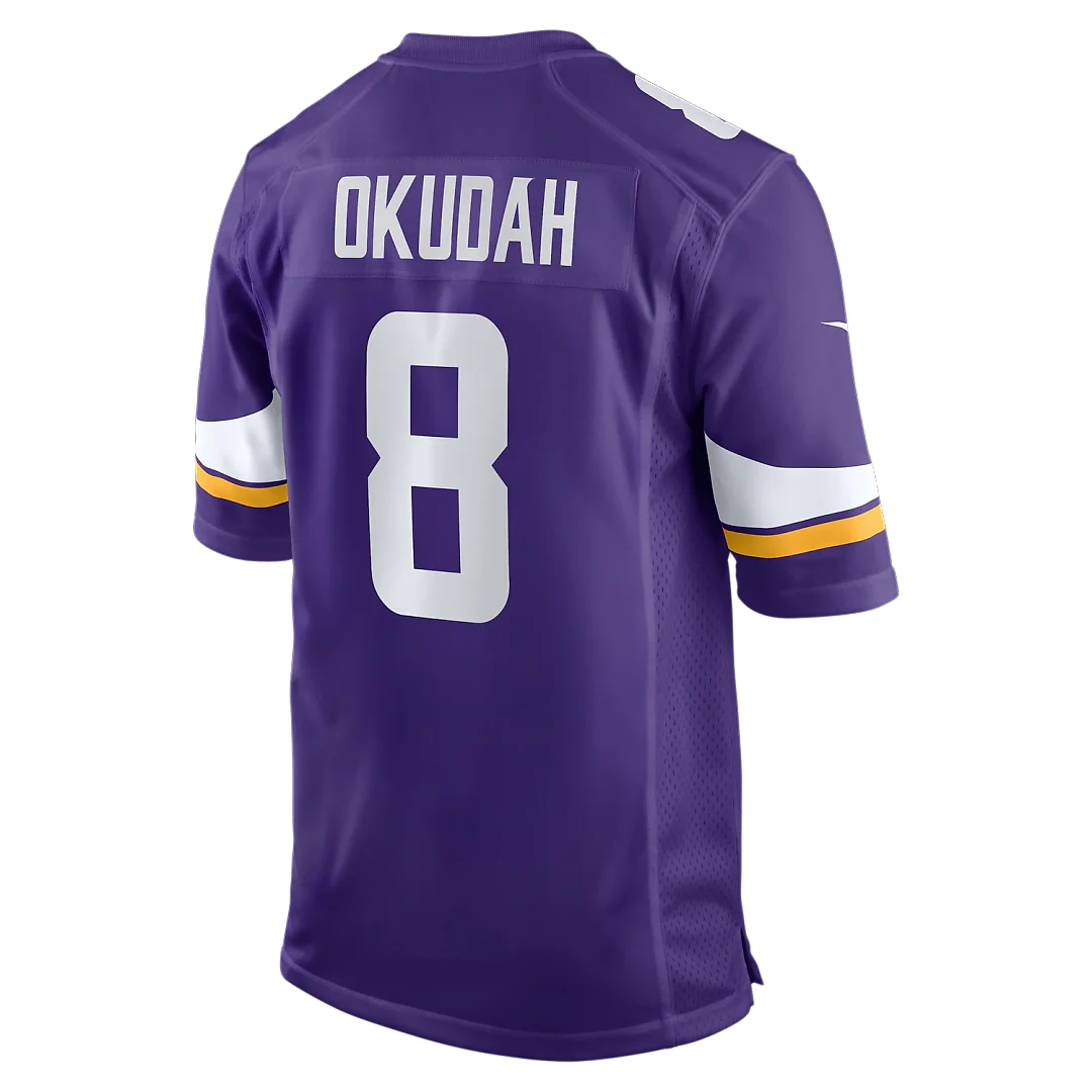 Zennovawear Jeff Okudah Minnesota Vikings Team Game Jersey - Purple